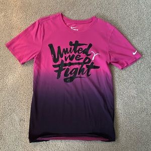 Nike Breast Cancer Shirt mens Dri fit small